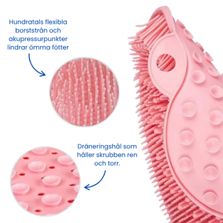 FlexiScrub - Ergonomisk silikonborste för dusch och massage